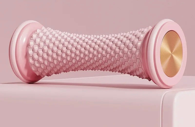 rouleau de massage des pieds rose